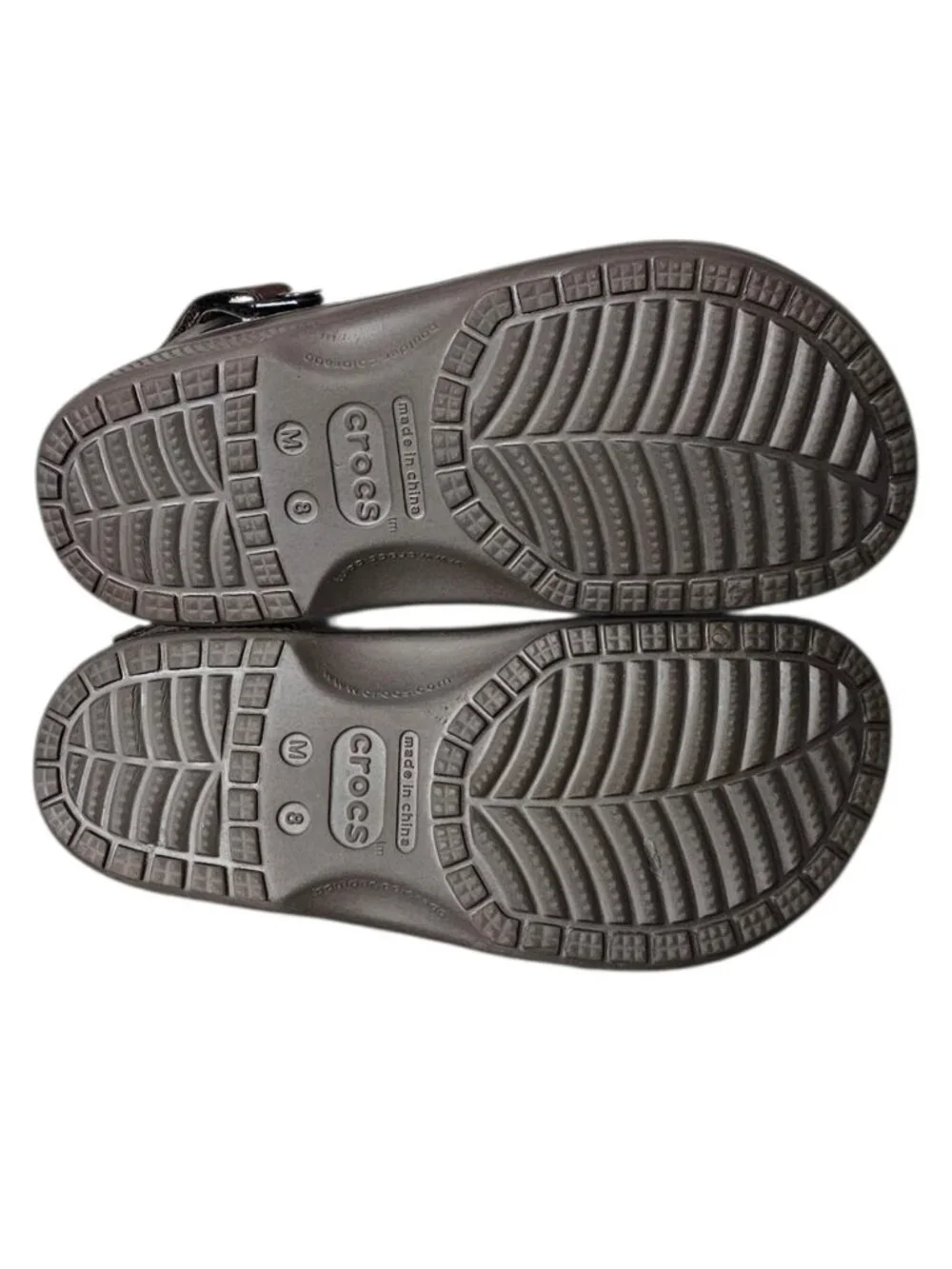 Crocs Men's Classic Yukon Vista II LiteRide Clogs Slip on Shoe Brown Size 8